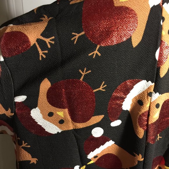 Misslook Ladies Tunic Top Size XL Holiday Christmas Chicks - Picture 7 of 11